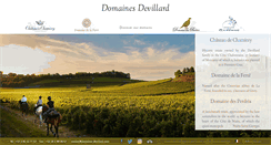 Desktop Screenshot of domaines-devillard.com
